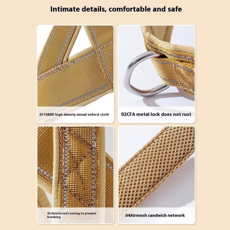 Taktisk Sele med handtag för hundträning och promenader, storlek XL