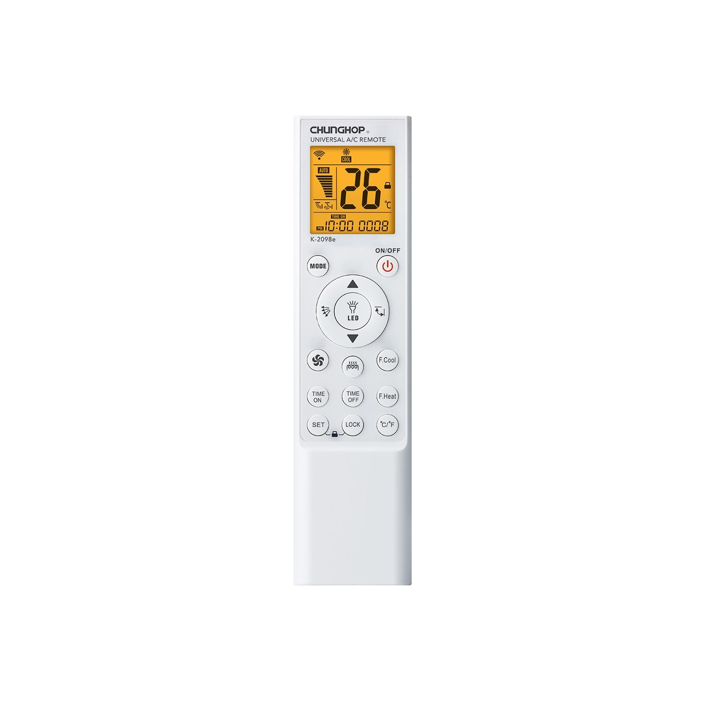 Remote Control CHUNGHOP K-2098E Universal Replacement Air Conditioner AC