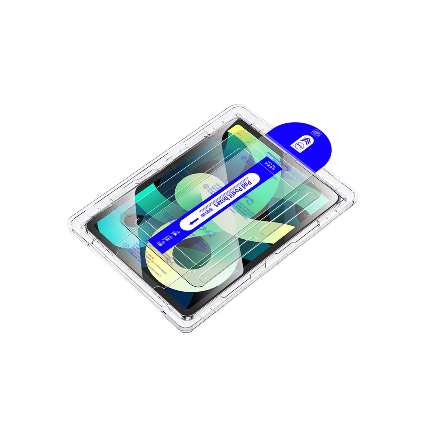 For iPad Pro 13 (2024) Screen Protector Tempered Glass with Dust-Free Auto Applicator