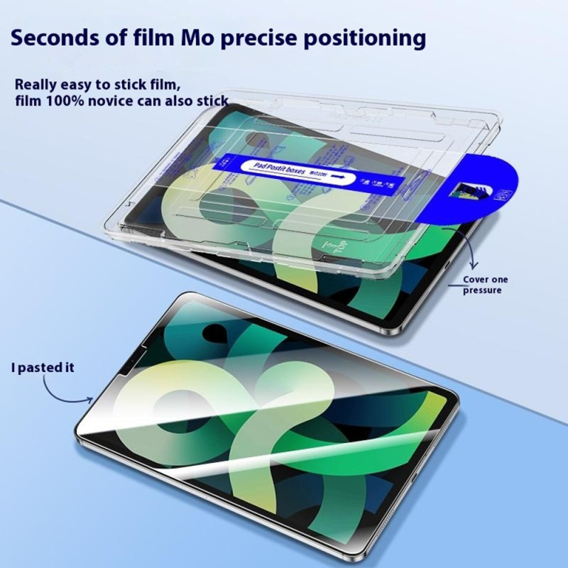 För iPad Pro 13 (2024) Skärmskydd Härdat Glas med applikator