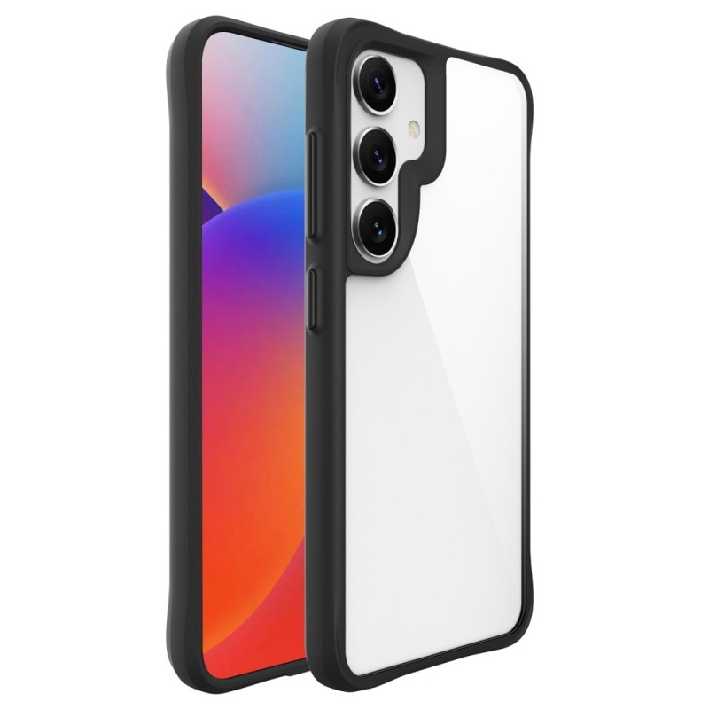 For Samsung Galaxy S25 Deksel Hybrid Hard PC Myk TPU Støtsikkert Mobildeksel Svart