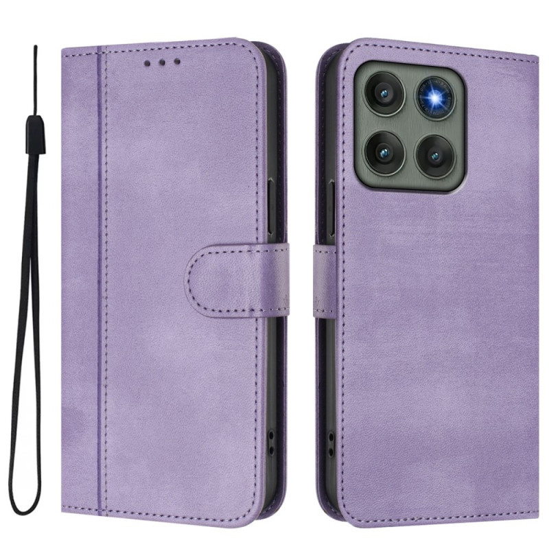 Motorola Edge 60 Pro 5G Suojakotelot Lompakko Teline Retrokuvio Nahkainen