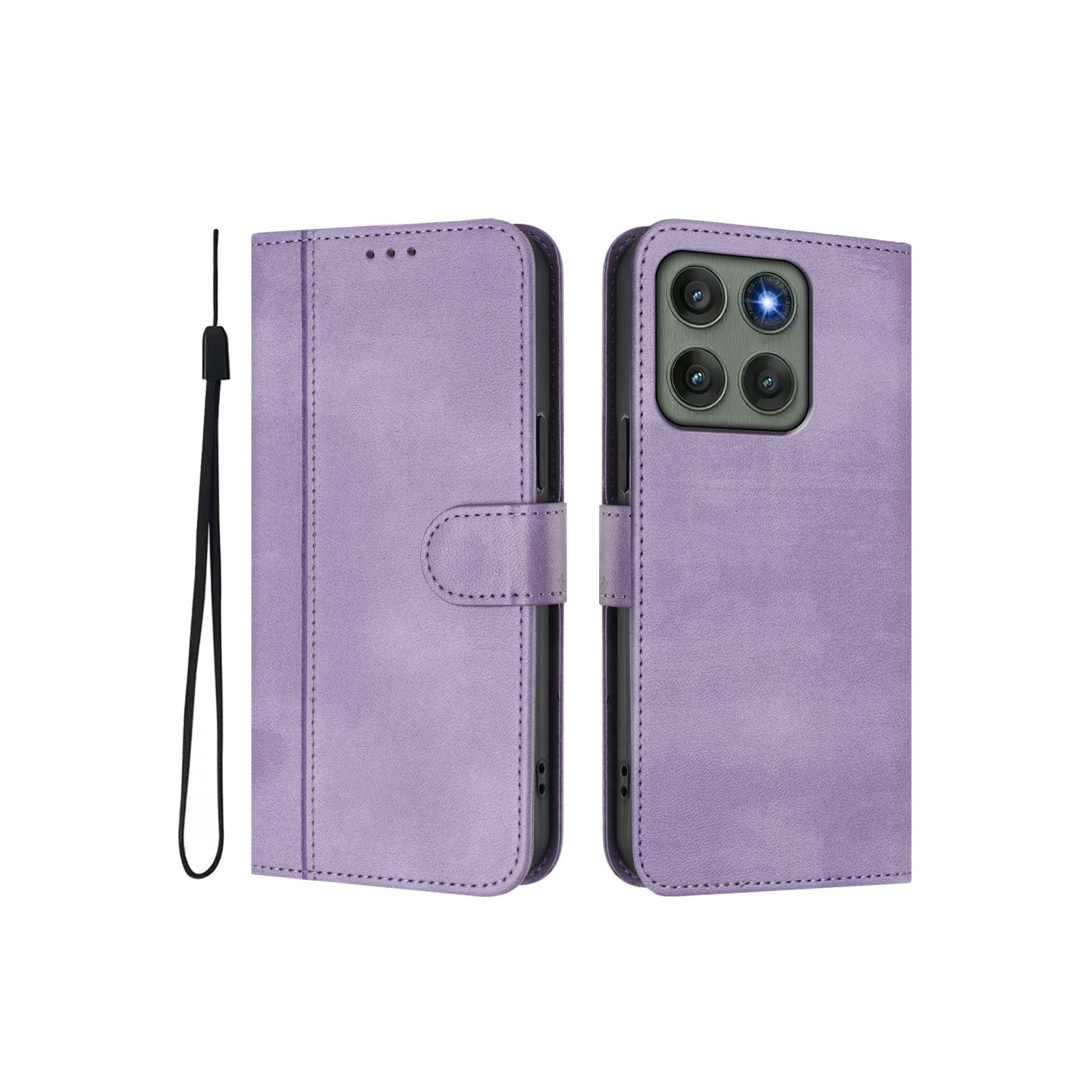 Motorola Edge 60 Pro 5G Suojakotelot Lompakko Teline Retrokuvio Nahkainen