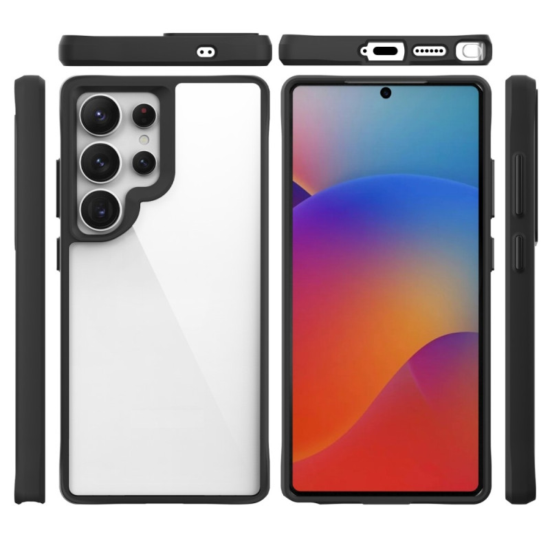 For Samsung Galaxy S25 Ultra Deksel Hybrid Hard PC Myk TPU Støtsikkert Mobildeksel