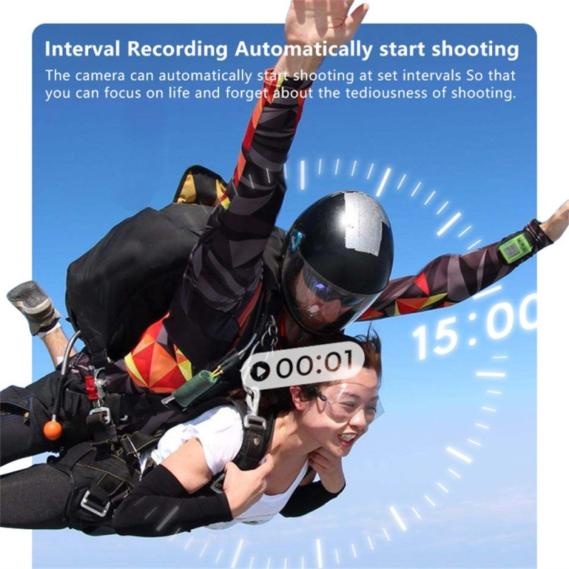 Camera Thumb Camera Rotation Lens WiFi DV Camera 2.7K HD First Person Perspective