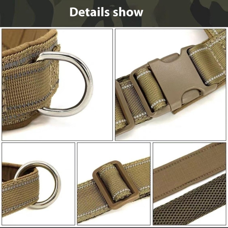 Taktisk sele med håndtak for hundetrening og turgåing, størrelse S