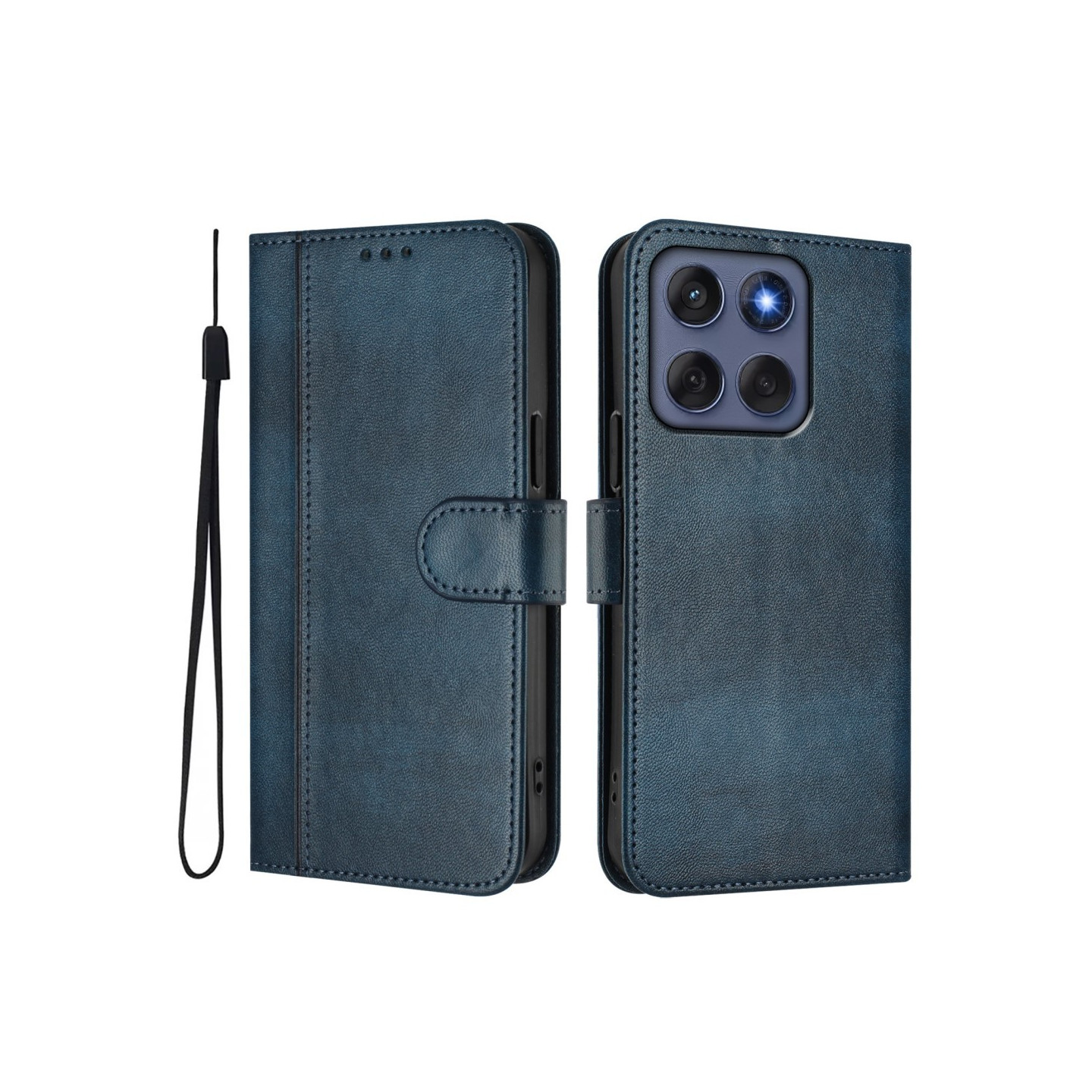 Motorola Edge 60 5G / 60 Fusion 5G Suojakotelot Lompakko Teline Retrokuvio Nahkainen