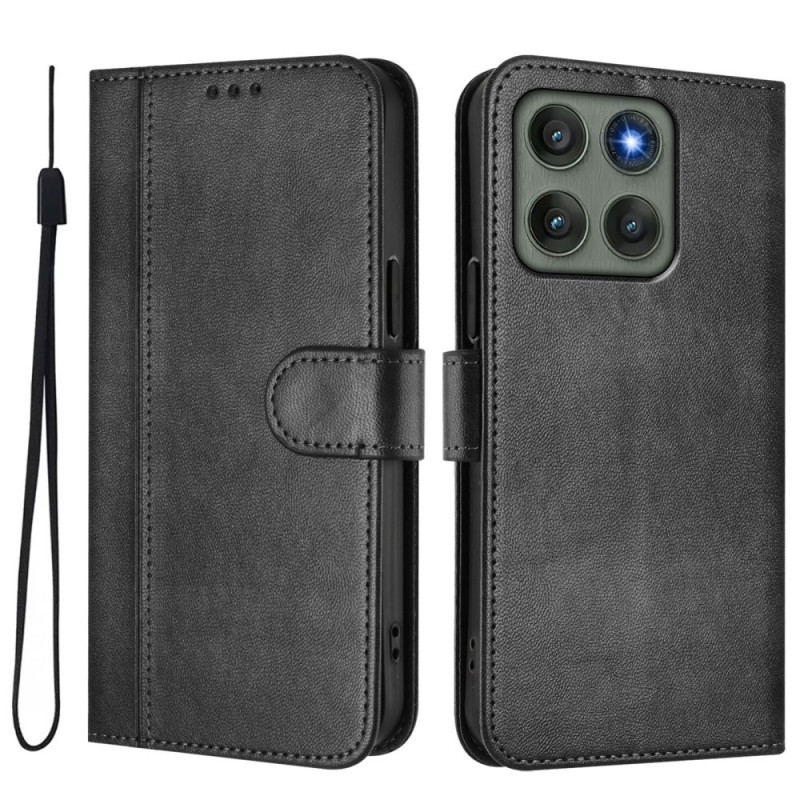 Motorola Edge 60 Pro 5G Suojakotelot Lompakko Teline Retrokuvio Nahkainen