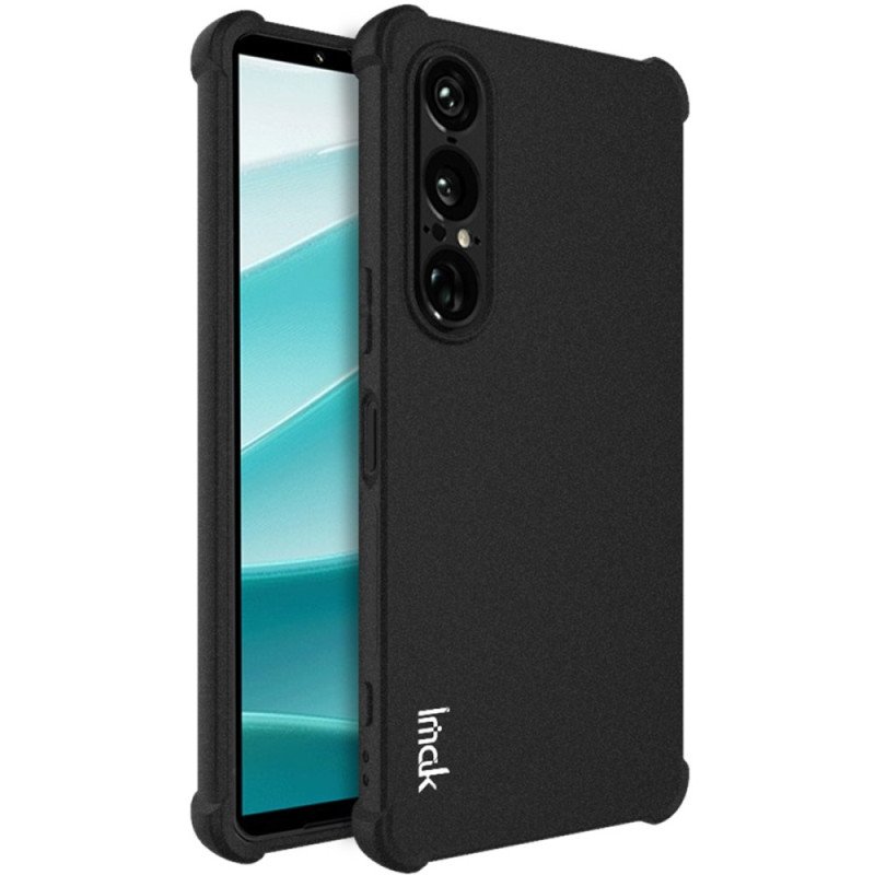 IMAK Til Sony Xperia 1 VII Etui TPU-telefoncover Airbag-stødsikker beskyttelse Matte Black