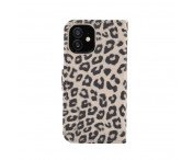 iPhone 12 Mini Plånboksfodral Fodral Leopard - Beige