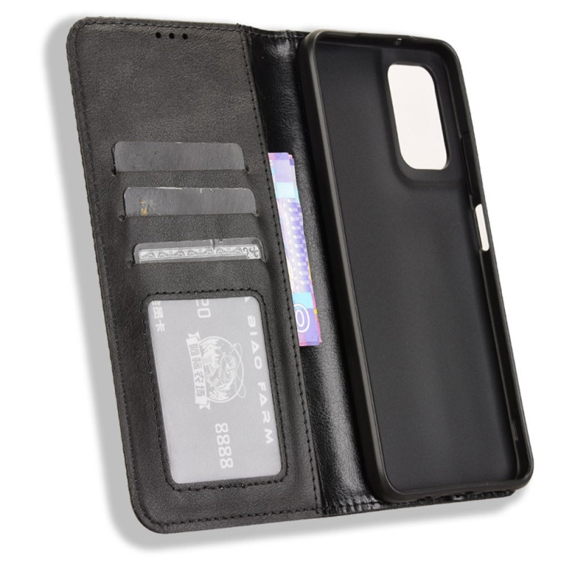 Motorola Moto G35 5G Stand Phone Case Full Protection Wallet Cover - Black