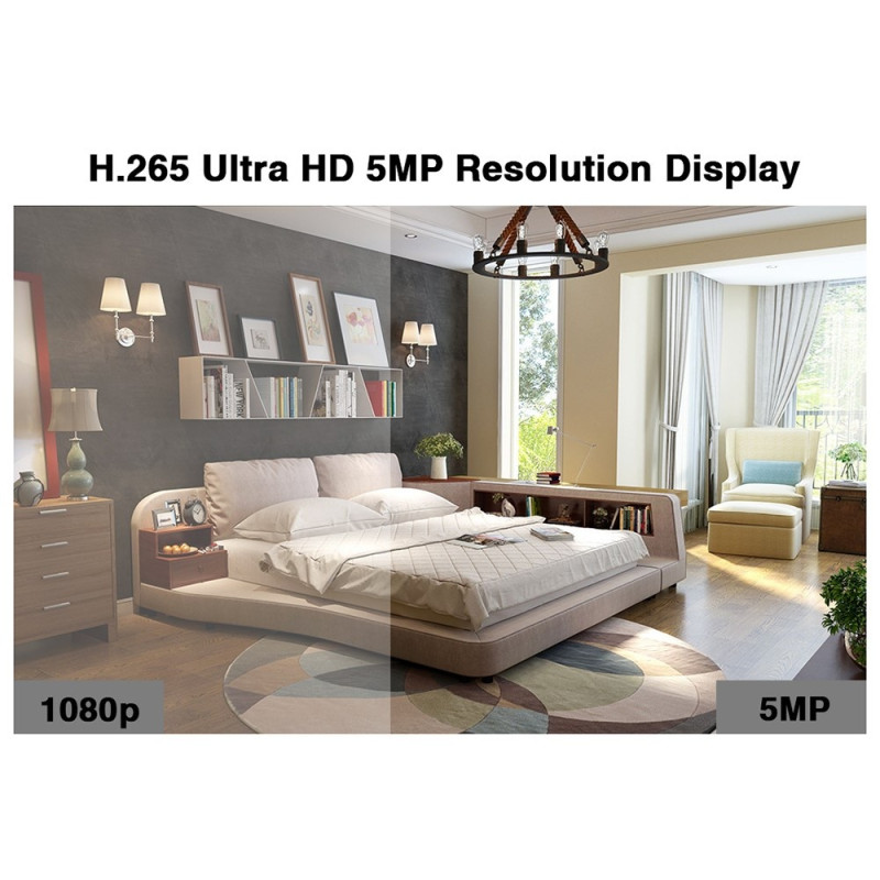 4-kanavainen DVR-valvontakamerasarja HD-valvontajärjestelmä ulkokäyttöön