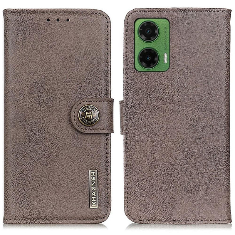 KHAZNEH Motorola Moto G35 Lommebok-deksel - Khaki