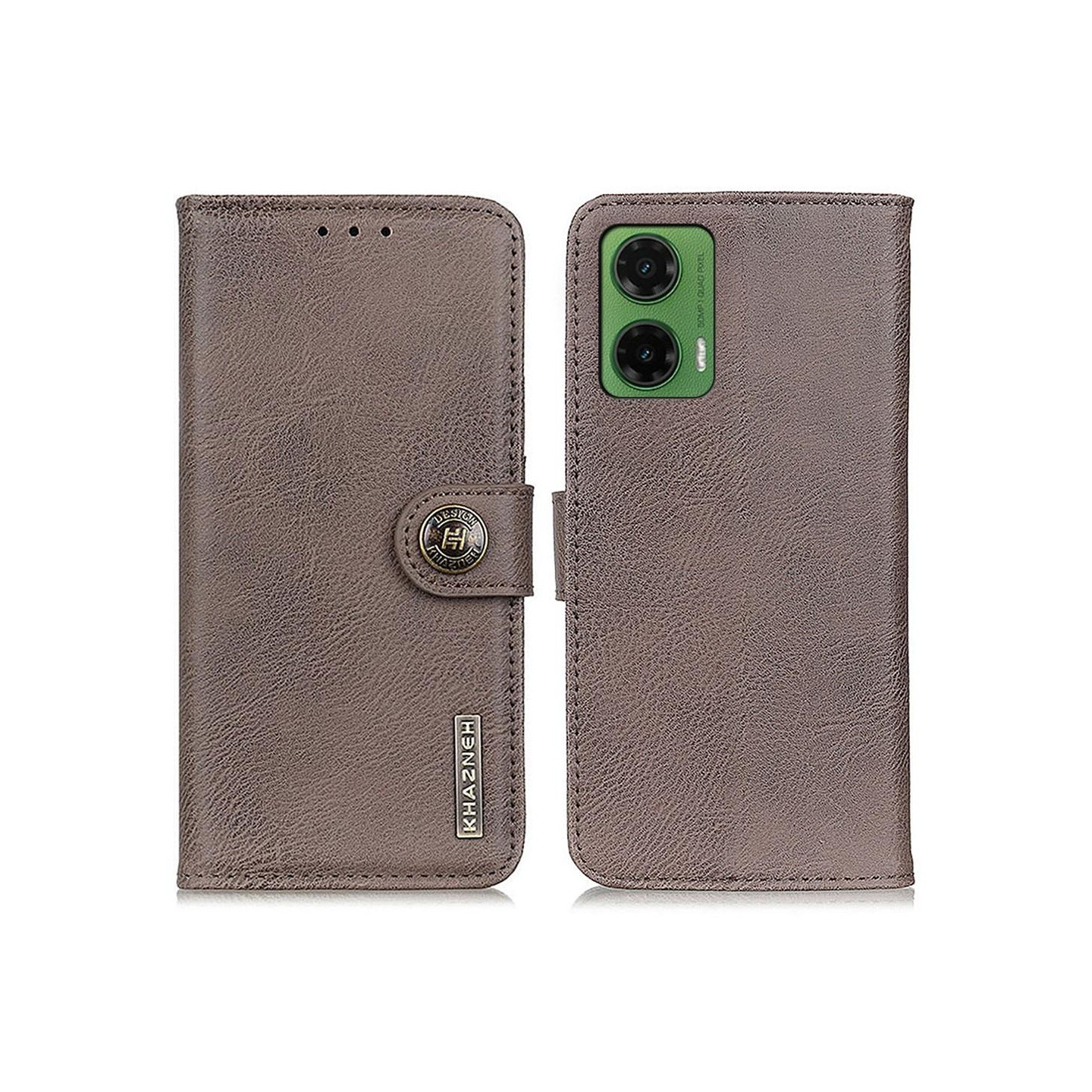 KHAZNEH Wallet Stand Case for Motorola Moto G35