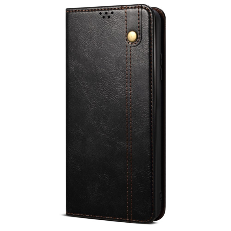 Crazy Horse Wallet Case For Nothing CMF Phone 2 Pro - Black