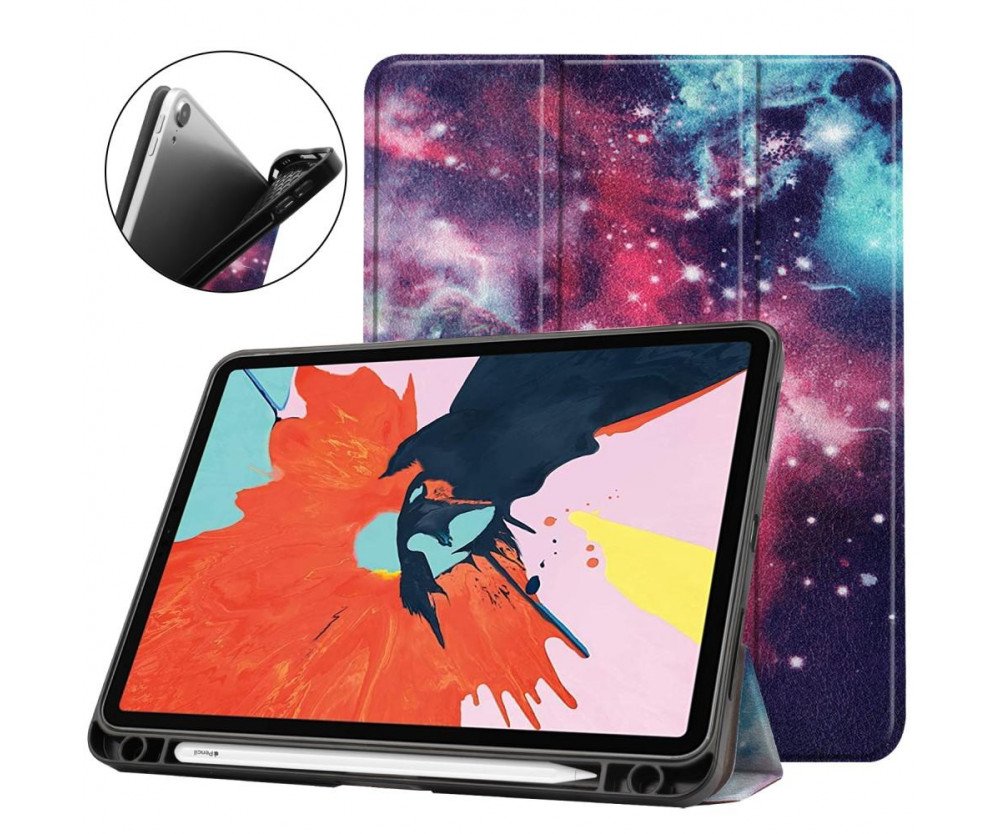 Apple iPad Air (2020) (2022) Slim fit tri-fold fodral - Space