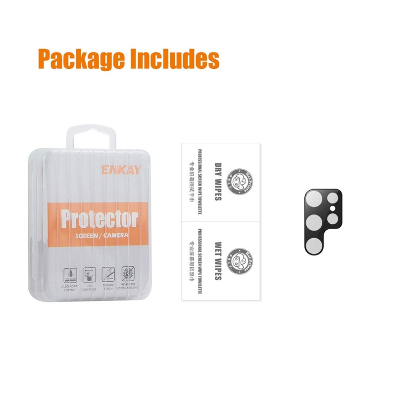 For Samsung Galaxy S25 Ultra ENKAY Kameralinsebeskytter Herdet Glass Linsefilm