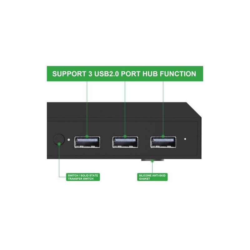 Xbox Series S/X spillkonsollholder RGB - lysbase