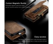 CASEME iPhone 12 Pro Max Retro plånboksfodral - Brun