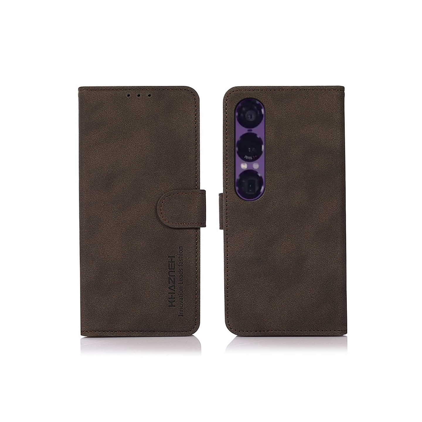 KHAZNEH Sony Xperia 1 VII Case lompakkokotelolle Shell Phone Case