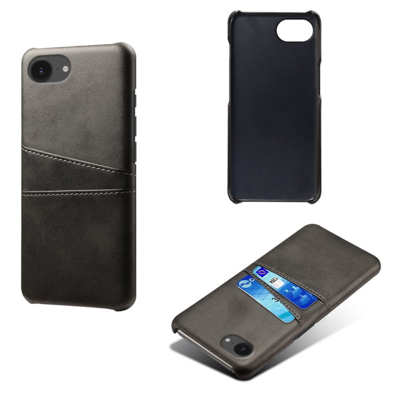 KSQ Case with Card Slot for iPhone 17e / 16e Black