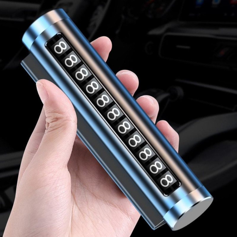 Car Temporary Parking Card Roller Phone Numbers Parking Plate