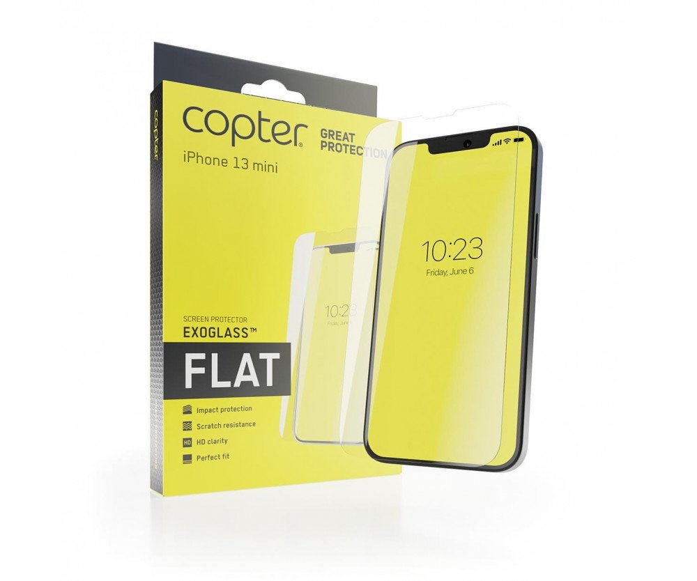 Copter Exoglass Flat till iPhone 13 Mini