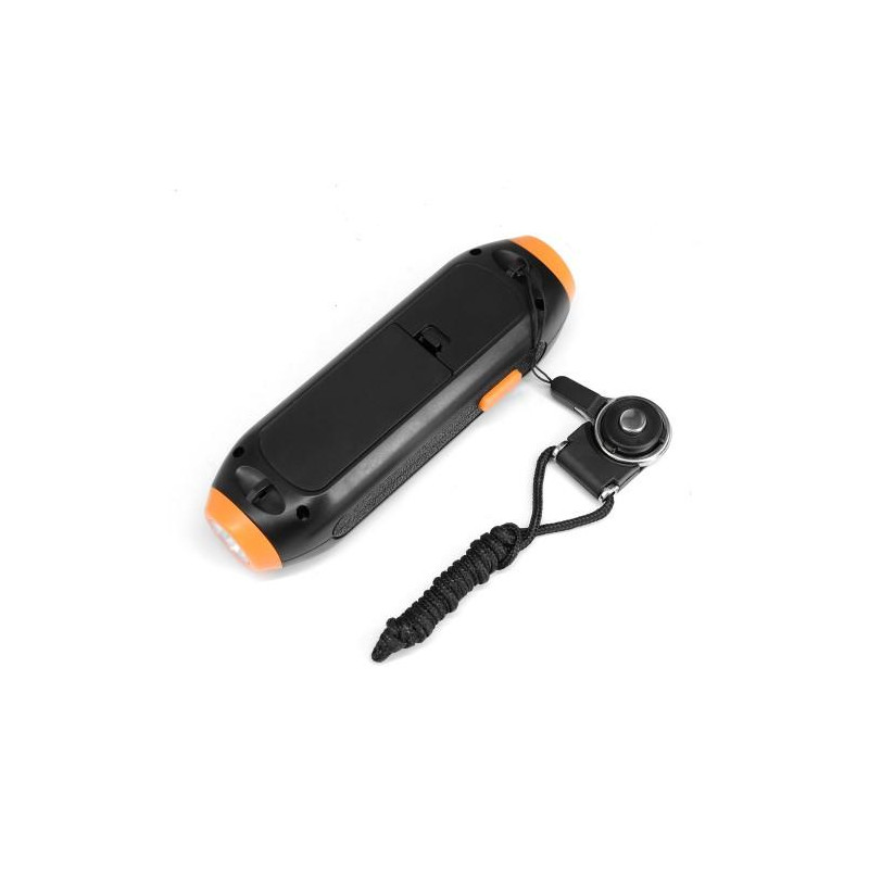 Sikkerhedselektronisk fløjtelanterne dommer SOS lommelygte nødcampinglampe