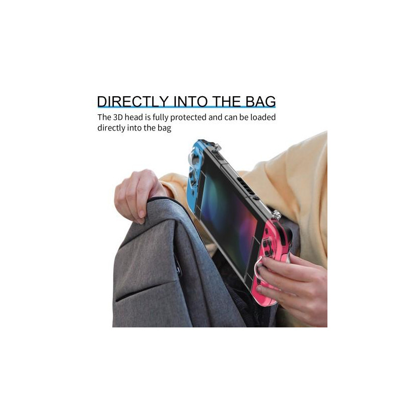 Gennemsigtigt pc - cover, der er kompatibelt med Nintendo Switch hard shell anti - ridse