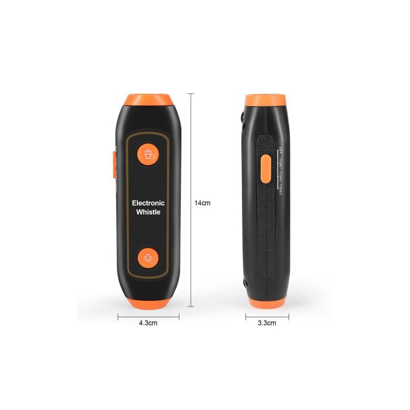 Turvallinen elektroninen pilli lyhtytuomari SOS - taskulamppu hätäretkeilylamppu