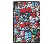 Tri-fold Fodral till Lenovo Tab P11 Pro TB-J706F - Graffiti