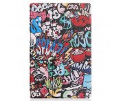 Tri-fold Fodral till Lenovo Tab P11 Pro TB-J706F - Graffiti