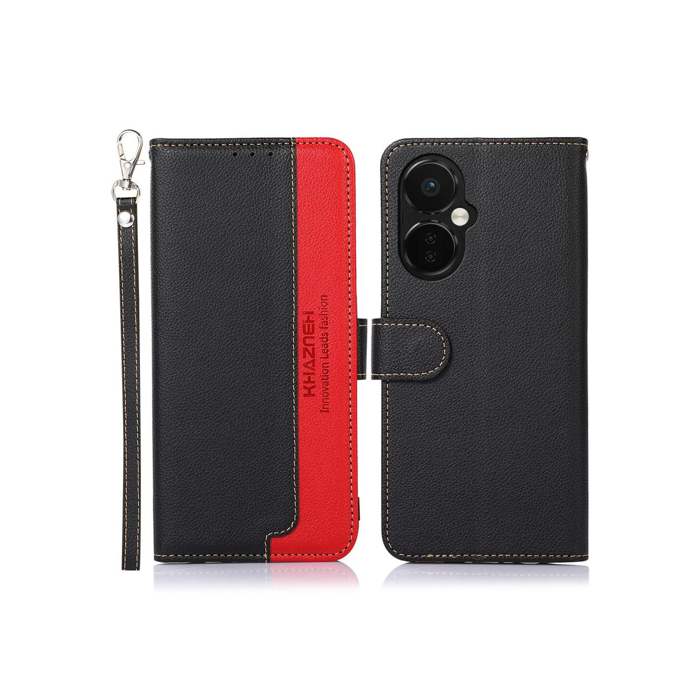 OnePlus Nord CE3 5G KHAZNEH Telefoncover - Sort/Rød