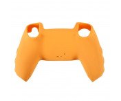 Playstation 5 / PS5 Anti-Slip Silikon Skin skal - Orange / Röd