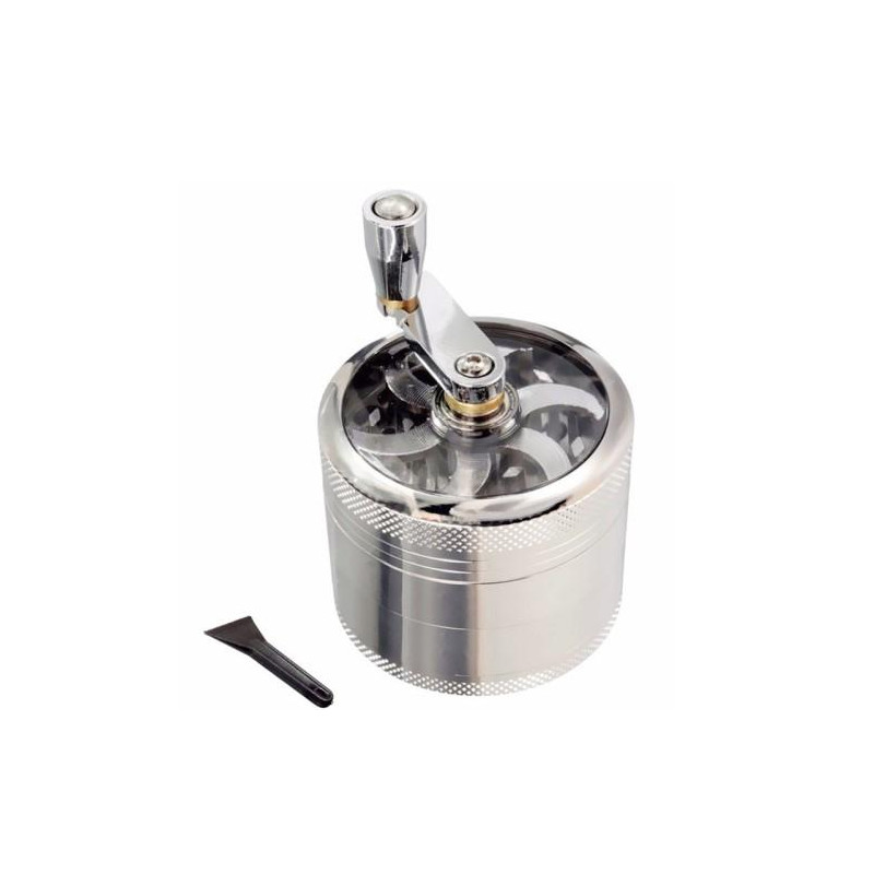 4 Layers Tobacco Grinder Herbal Herb Spice Crusher Smoke Manual 55mm