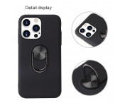 Till iPhone 13 Pro Max Hybrid skal med Finger Ring - Blå