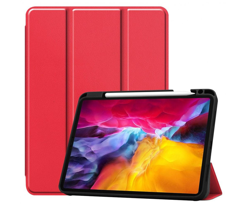 iPad Pro 11 2021 Slim fit tri-fold fodral - Röd