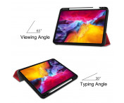iPad Pro 11 2021 Slim fit tri-fold fodral - Röd