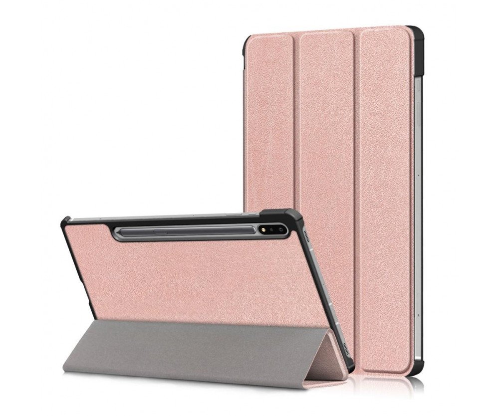 Slim Fit Cover Fodral Till Samsung Galaxy Tab S7 FE / Tab S7 Plus / Tab S8+ - Rose Gold