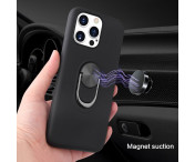 Till iPhone 13 Pro Max Hybrid skal med Finger Ring - Blå