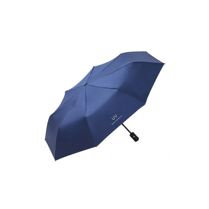 Anti - UV Umbrella Portable Sun Rain Umbrella - Auto Open / Navy Blue