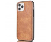 DG.MING iPhone 13 Pro Split Läder Plånboksfodral - Brun
