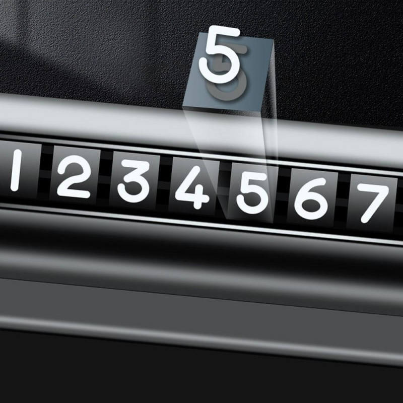 Auton väliaikaisen pysäköintikortin rullan puhelinnumerot Pysäköintikilpi