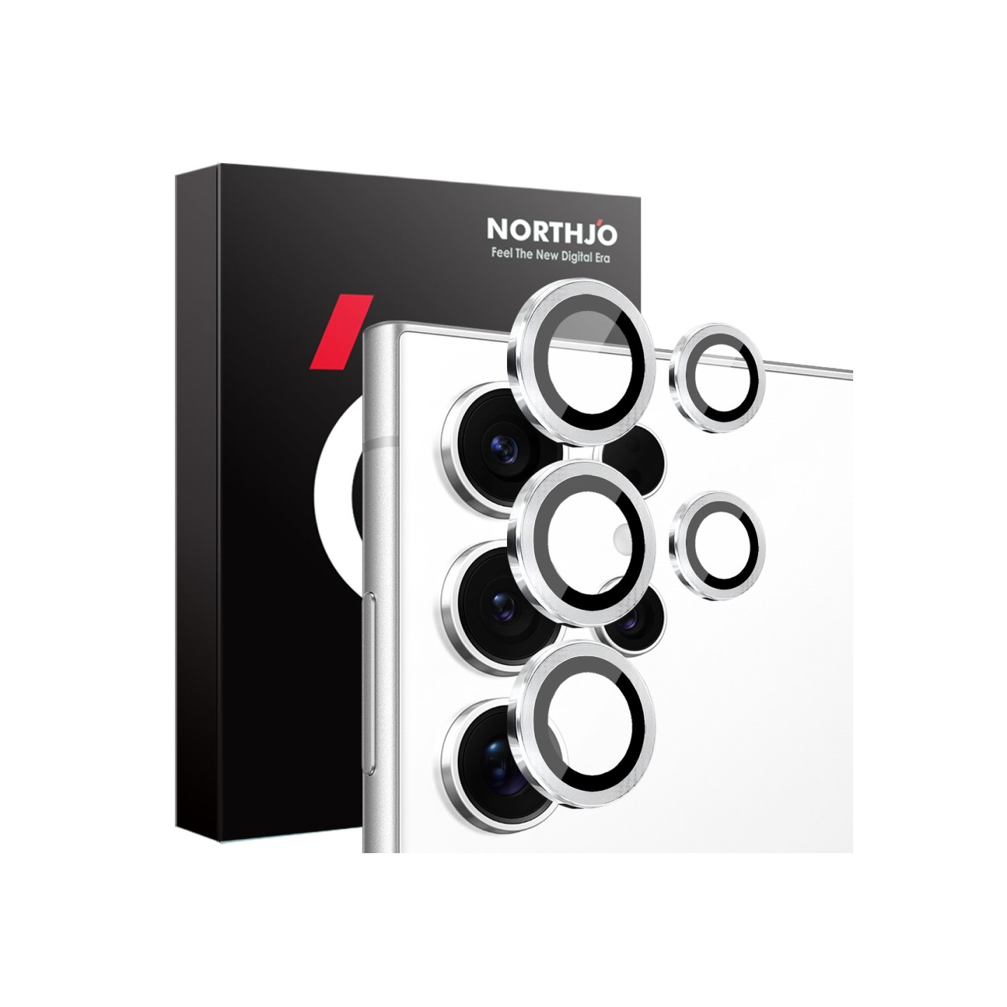 NORTHJO för Samsung Galaxy S25 Ultra Härdat Glas Kameralinsskydd