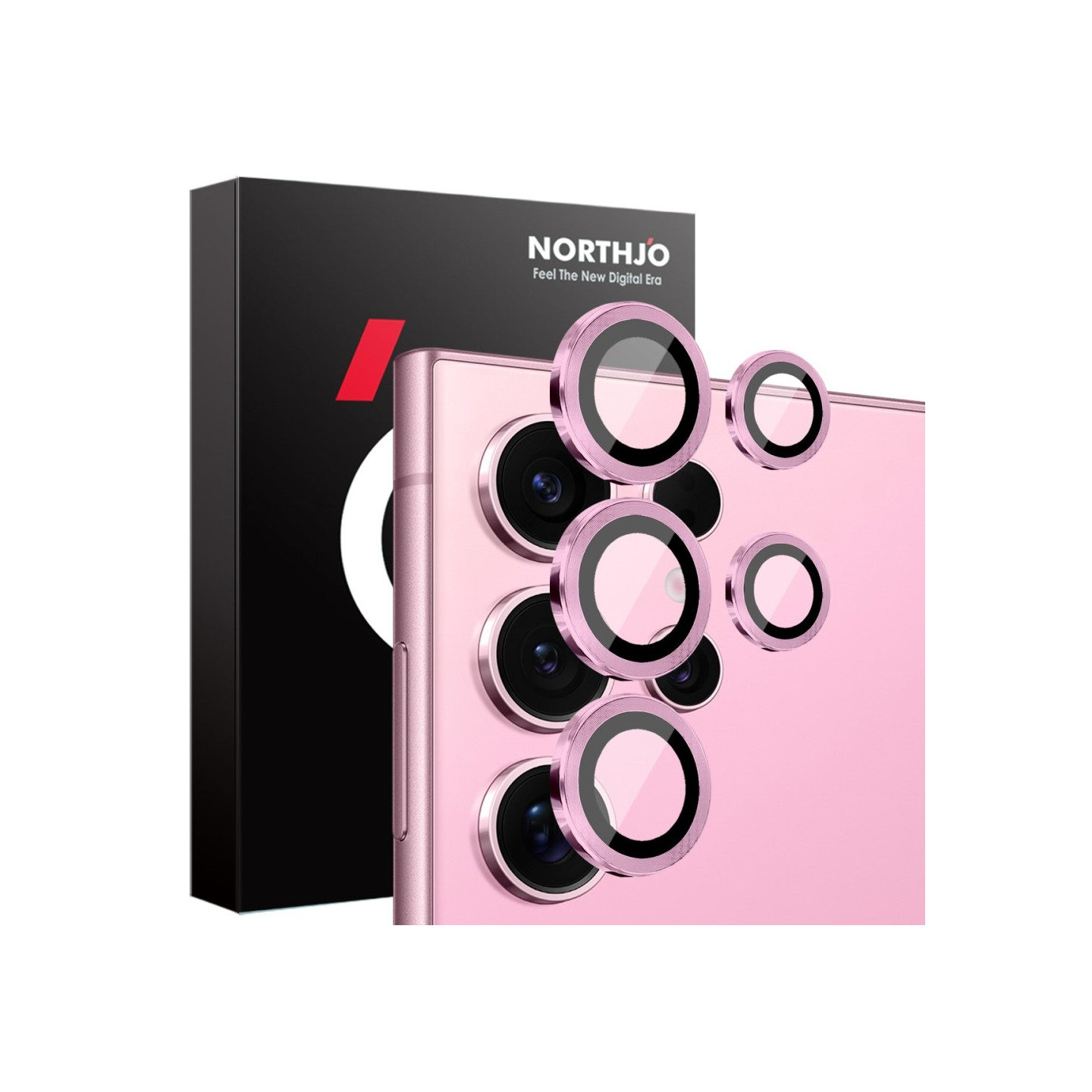 NORTHJO til Samsung Galaxy S25 Ultra Hærdet Glas Kameralinsebeskytter