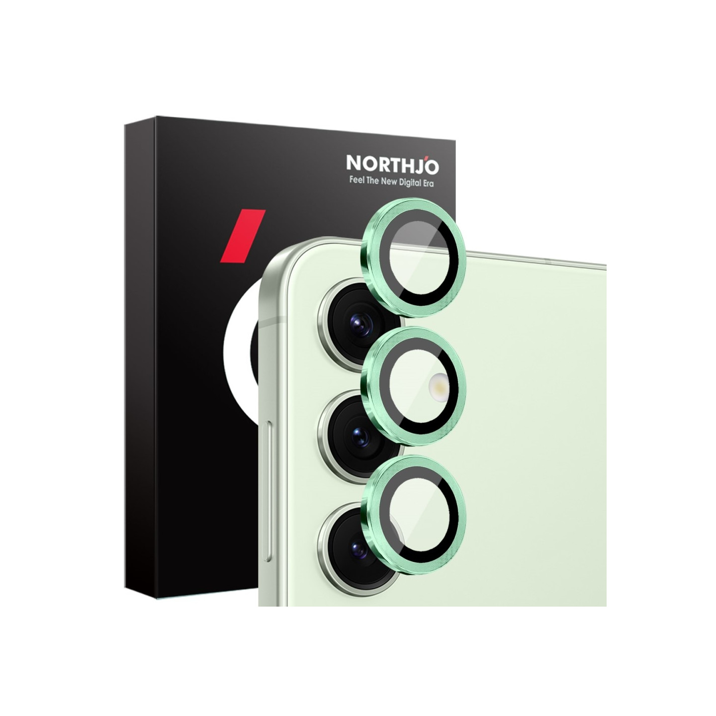 NORTHJO for Samsung Galaxy S25+ Herdet Glass Kameralinsebeskytter