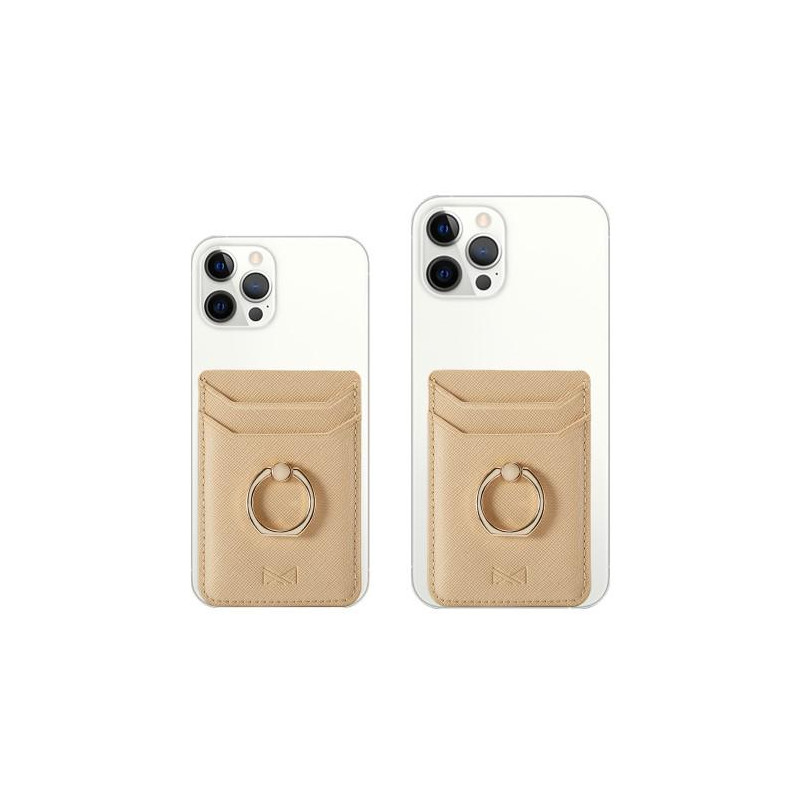 MUXMA - kortinpidikkeen rengasteline RFID - estävä liimainen luottokorttipaikka - kulta