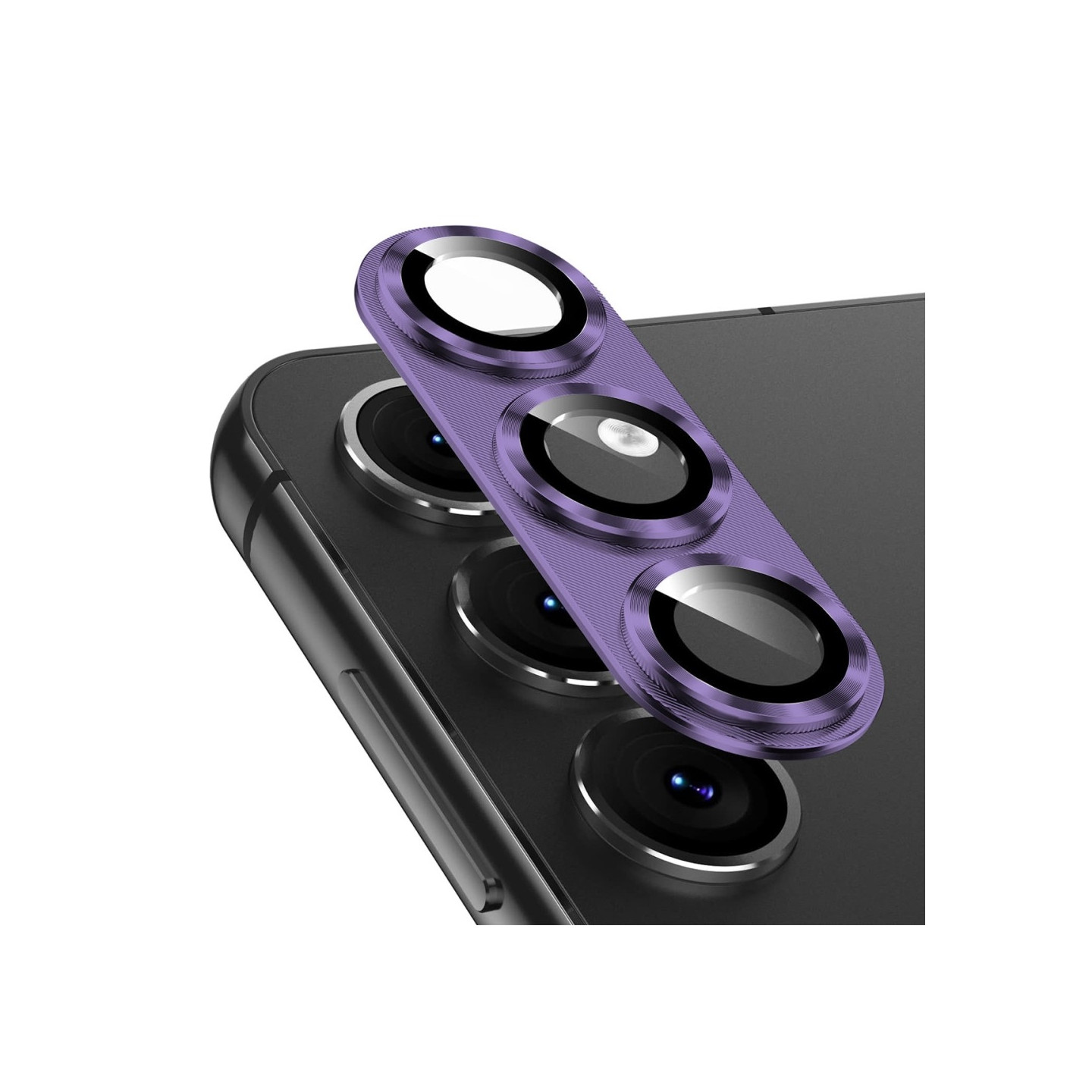 For Samsung Galaxy S25 Camera Lens Protector ENKAY Metal Ring Lens Film