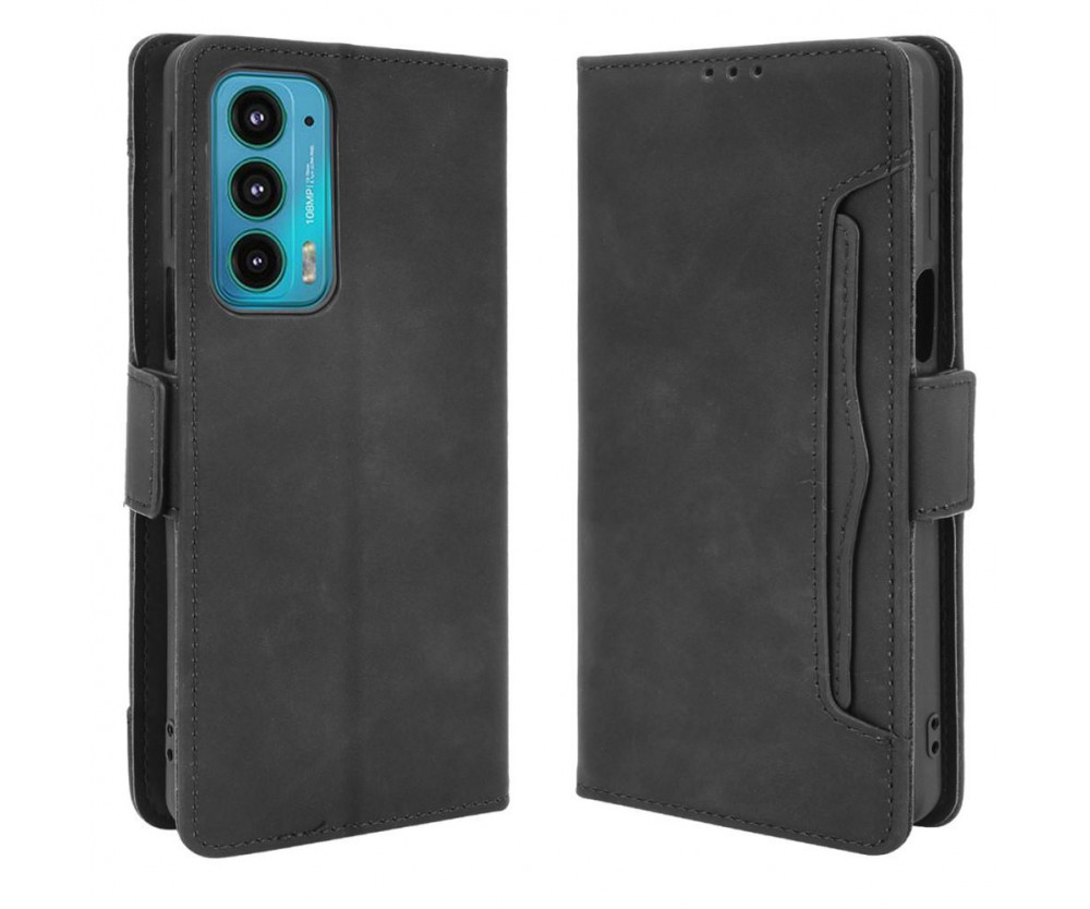 Motorola Edge 20 Plånboksfodral  - Svart