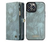CASEME iPhone 13 Pro Max Retro plånboksfodral - Blå